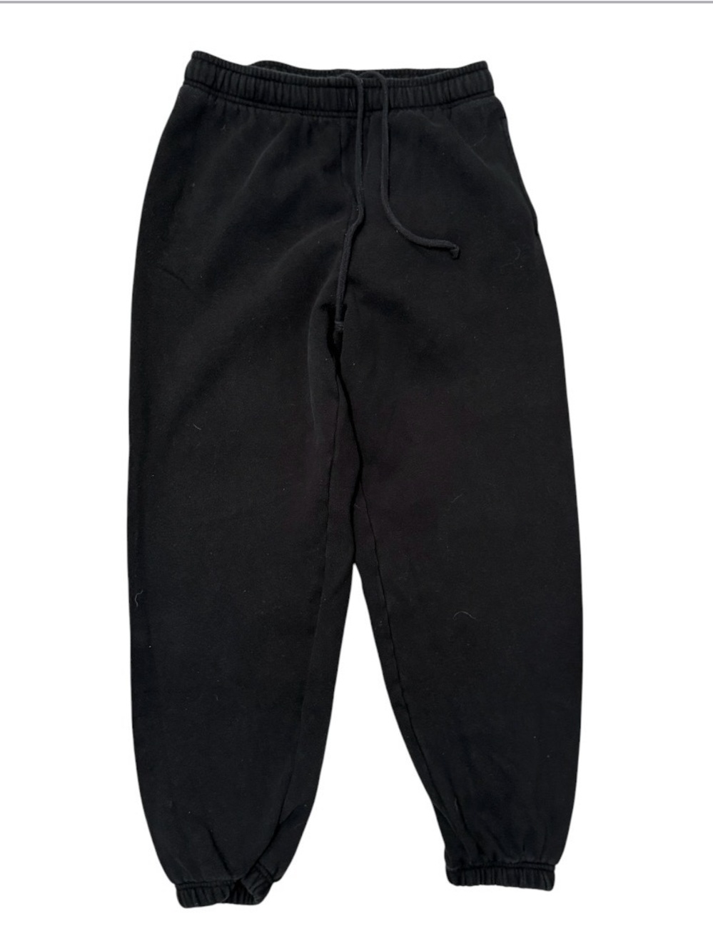 PINK Victoria's Secret Black Skeleton Hands Fleece Campus Sweatpants - Picture 2 of 4